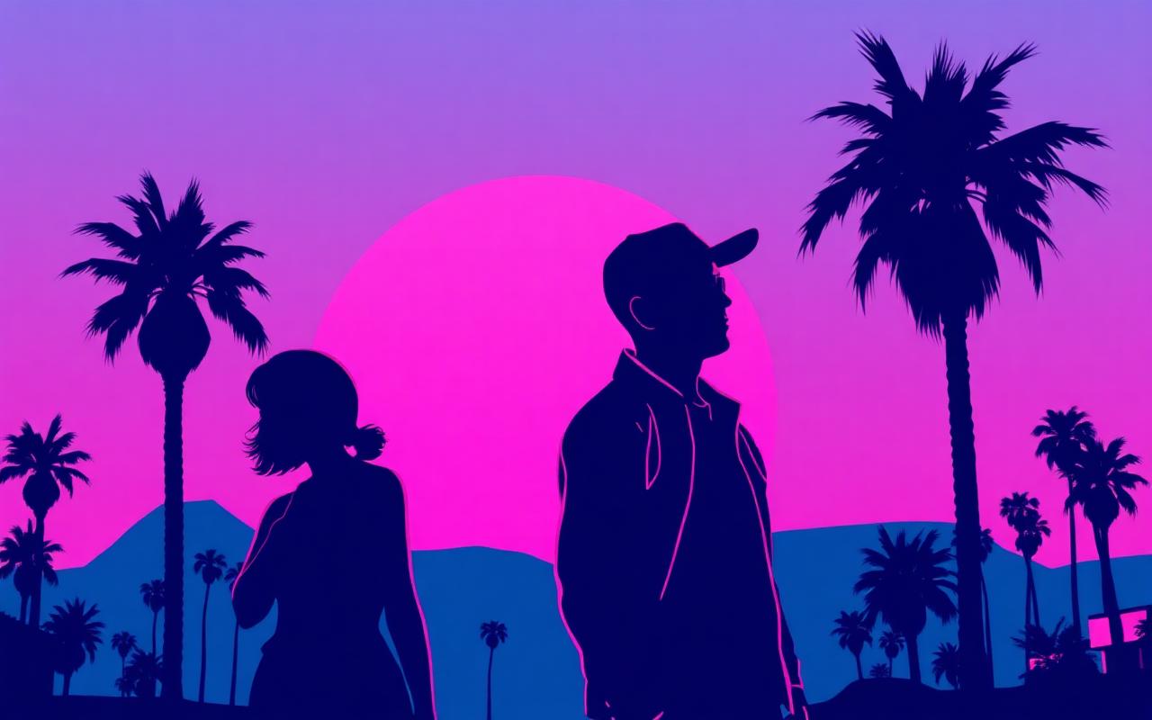Lucia and Jason silhouettes